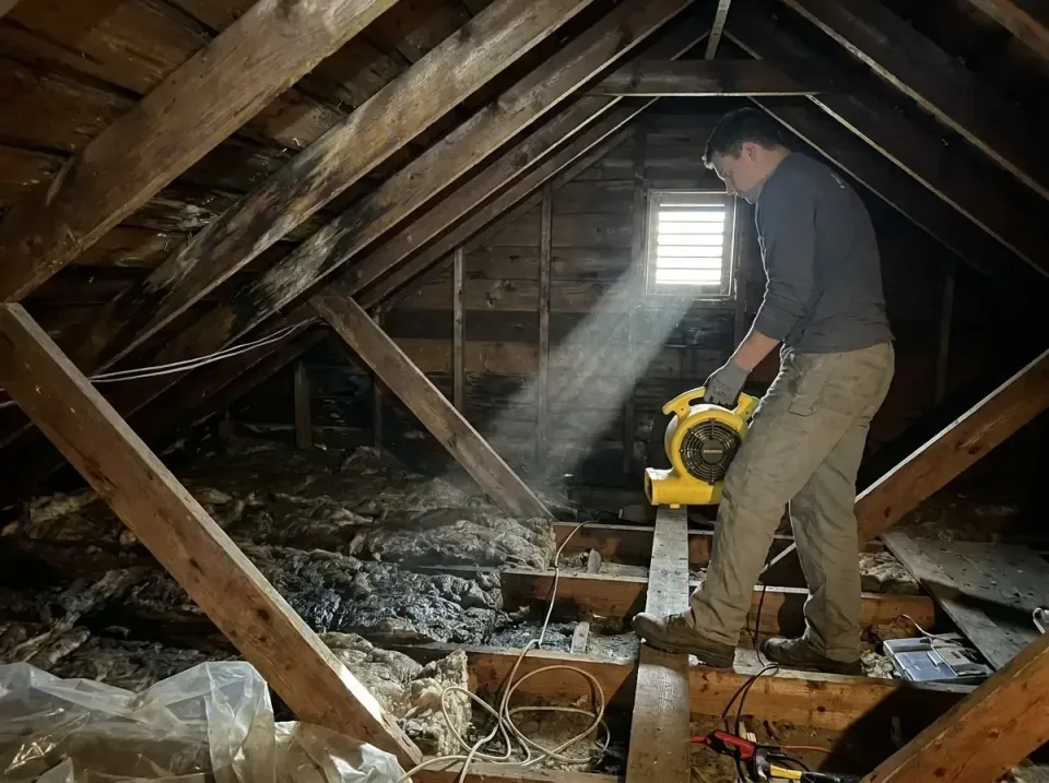 attic-water-damage-drying-proc-007 — frequently asked questions, Emergency Water Extraction & 24/7 Flood Response in Cuba Ci…
